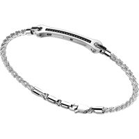 Bracelet Zancan Man  Insignia 925 in Silver Spinello EXB603B - EXB603B
